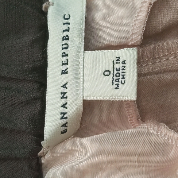 Banana Republic Linen Blend Skirt 0 Dusty Rose - Picture 3 of 14